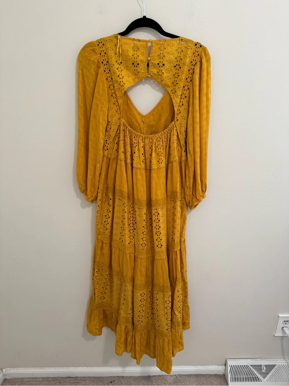Free People Tiered Marigold Maxi Dress - Picture 5 of 8